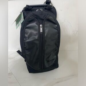 Vespa Medium Black backpack -New With tag.